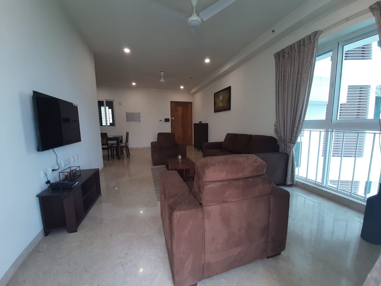 Water view 3bhk fully furnished TATA TRITVAM flat rent at Marine Drive Kochit/Apartment for rent at Marine Drive Kochi