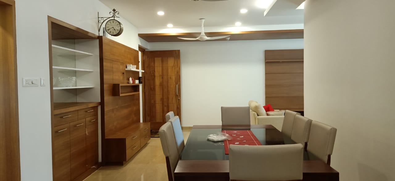 Water view 3bhk fully furnished 2200sqt TATA flat rent at Marine drive Kochi