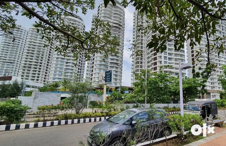 Flat/Apartment for rWater view 3bhk fully furnished TATA TRITVAM flat rent at Marine Drive Kochient at Marine Drive, Kochi25c