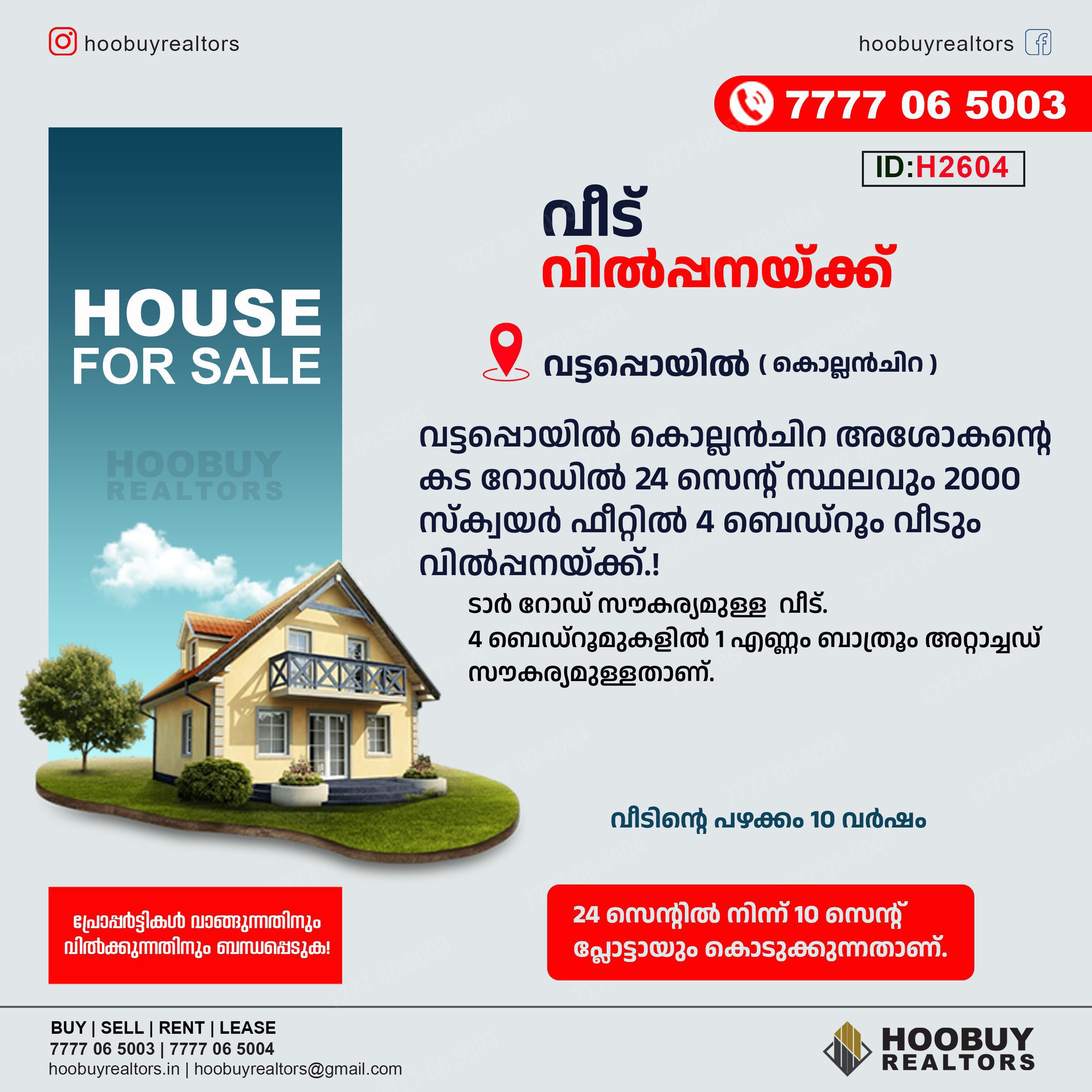 Independent House for sale at Eachur, Chelora