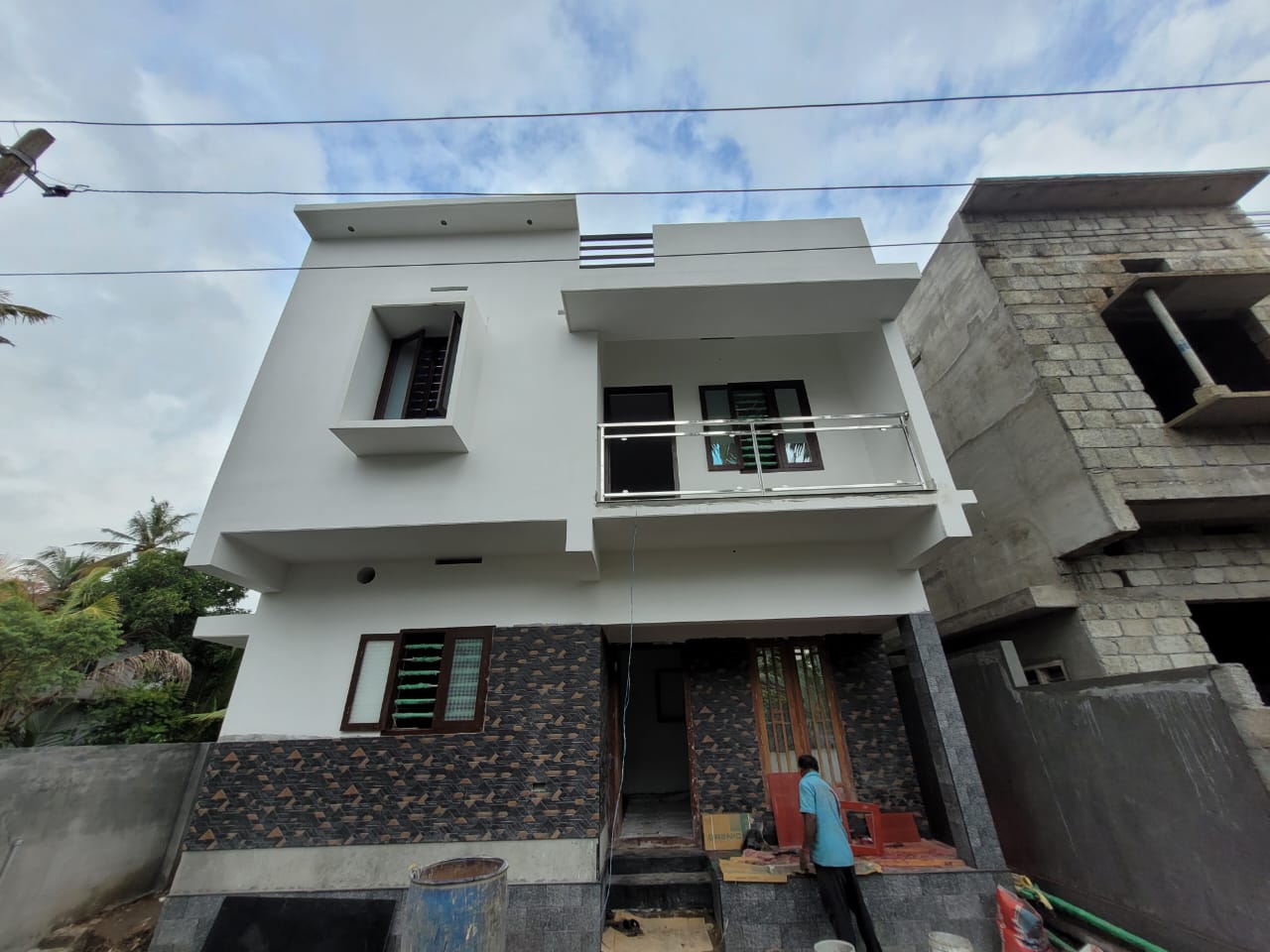 2.750 plot with 1400sqft 3BHK  new house for sale at Vadakkekotta