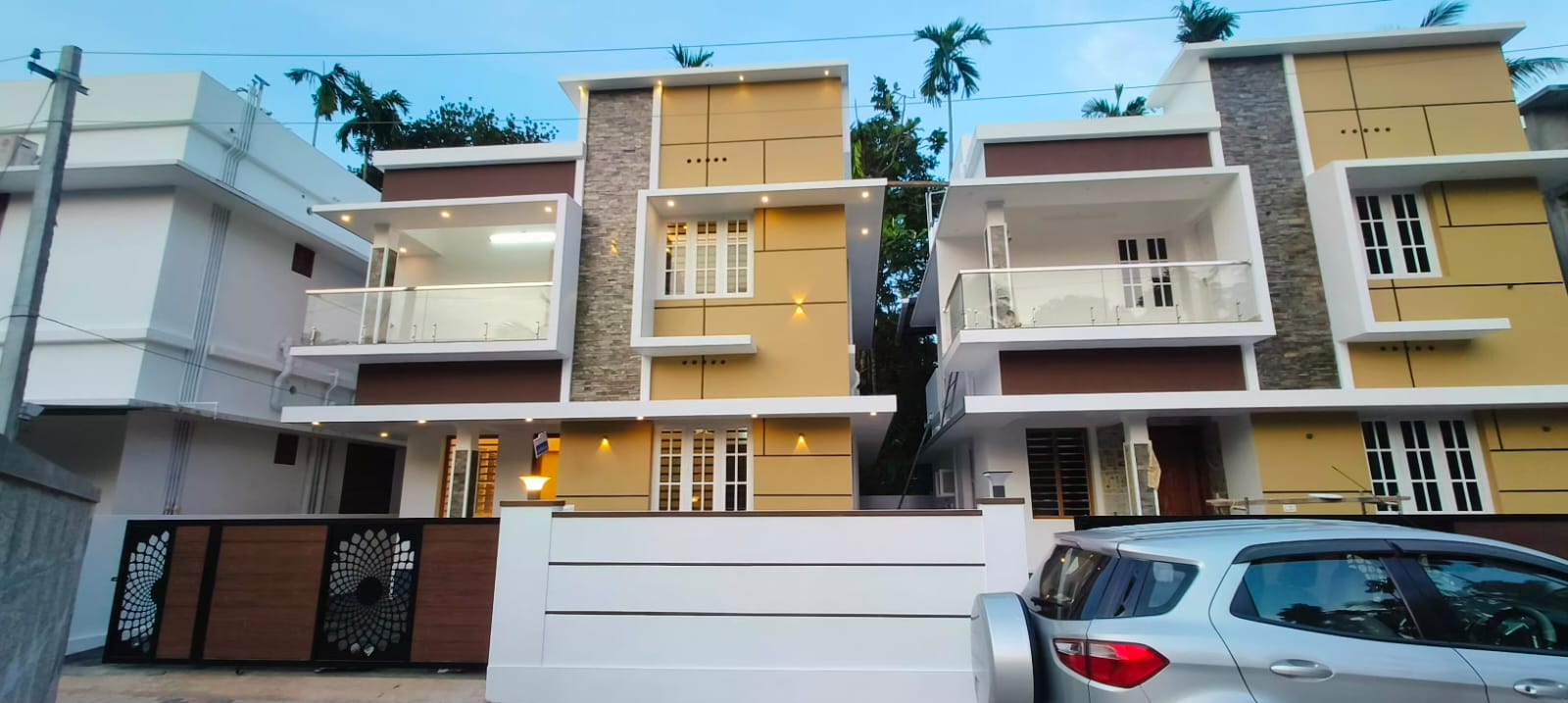 3.5 cent plot with 1500 sqft 3 BHK new house for sale at Puthiyakav.