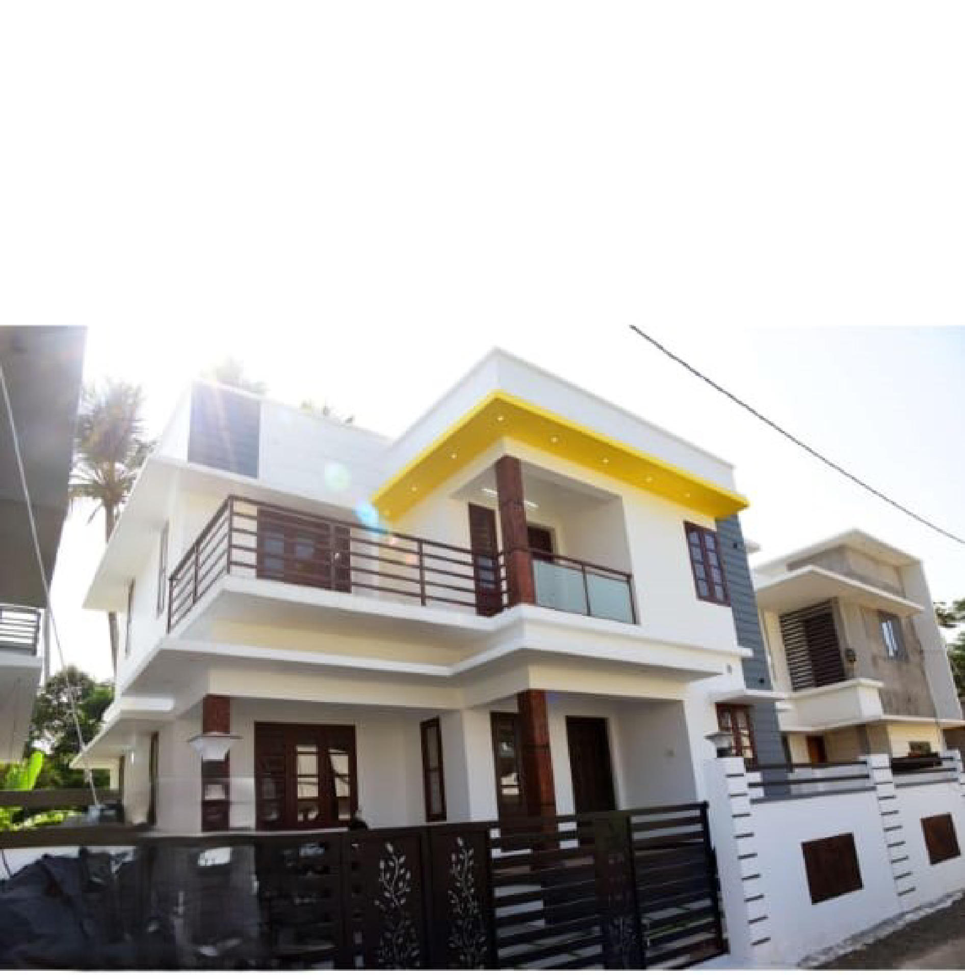 3 cents of plot with 1386 sqft 3 bhk villa for sale at Udayamperoor