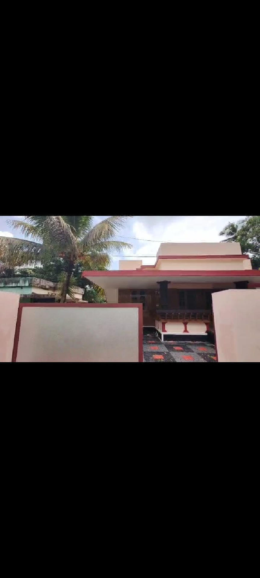 4.670 cents plot with 700 sqft 1 bhk  house for sale  at Tripunithura.