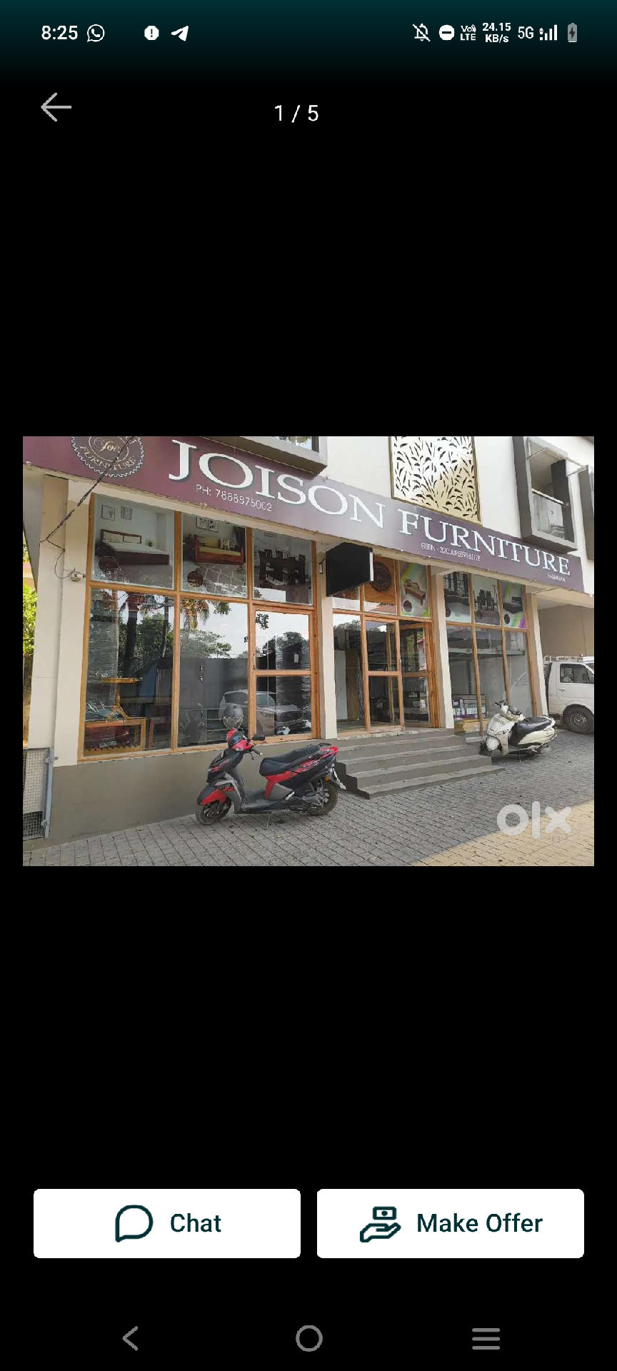 Thammanam 1000 sqft Shops/ Showroom for Rent.shop